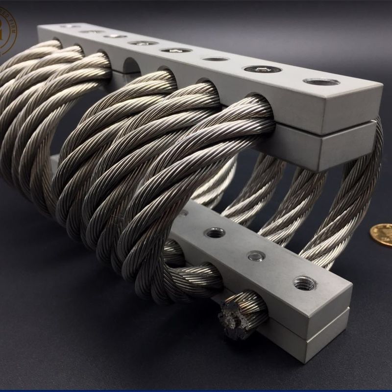 آلومینیوم ماشین های زرهی دفاعی لانچر موتور ایستاده انرژی شوک لرزش عایق JGX-1276D-233B سیم طناب جدا کننده