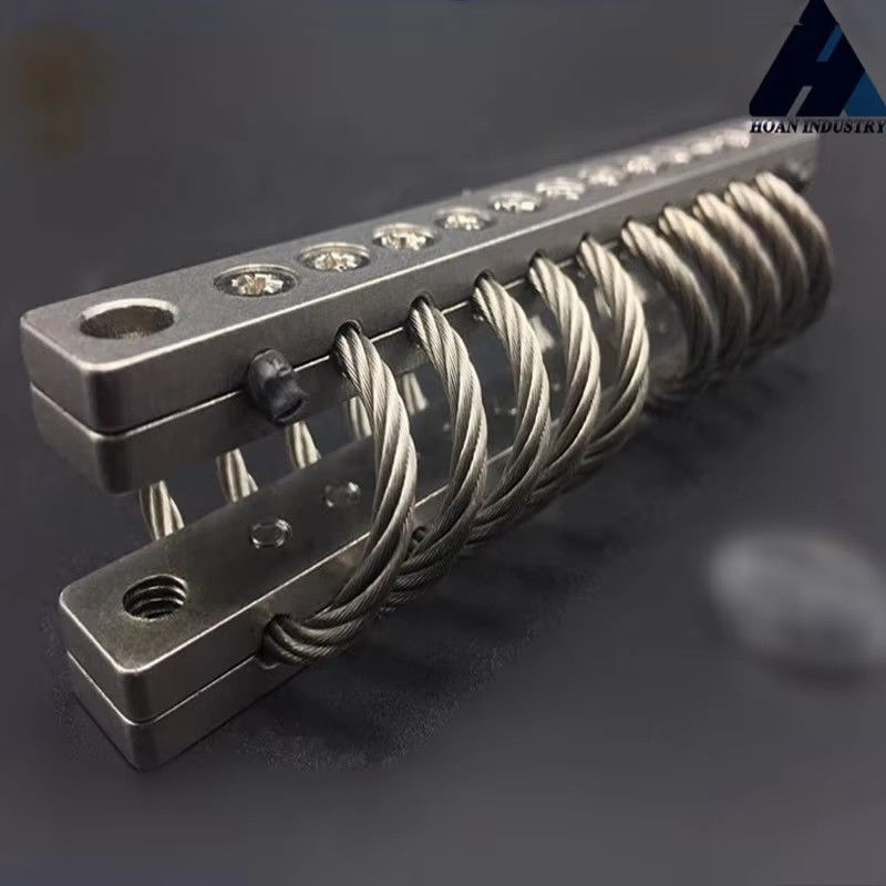 0.2 کیلوگرم جداکننده لرزش طناب سیم برای عملکرد پایدار در محیط های هوایی و کشتی