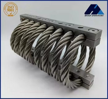 JGX-0480D-61A 61kg Max Load Wire Rope Vibration Isolator با کاهش ارتعاش 244Kn/m