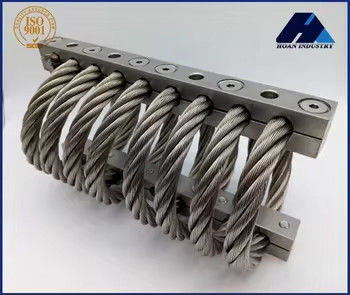 JGX-0480D-61A 61kg Max Load Wire Rope Vibration Isolator با کاهش ارتعاش 244Kn/m