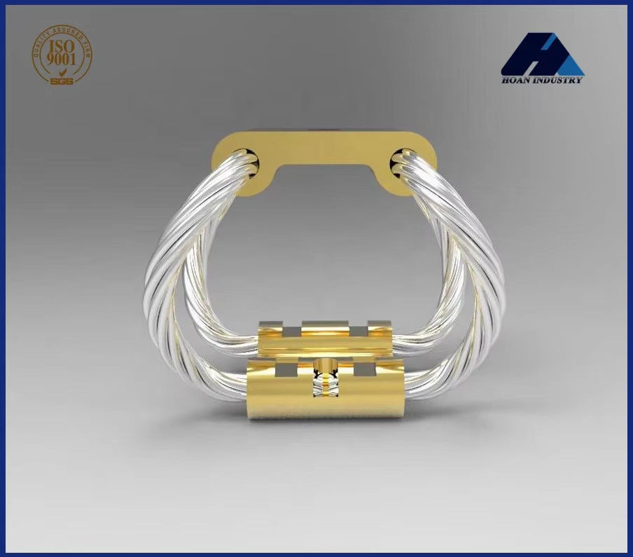 جداکننده لرزش سیم GR5-80D-A خنک کننده های خط برای سر دوربین و تثبیت کننده های جرثقیل ساخته شده از فولاد ضد زنگ طراحی انعطاف پذیر برای محیط های عکاسی پیچیده شی آن هوان