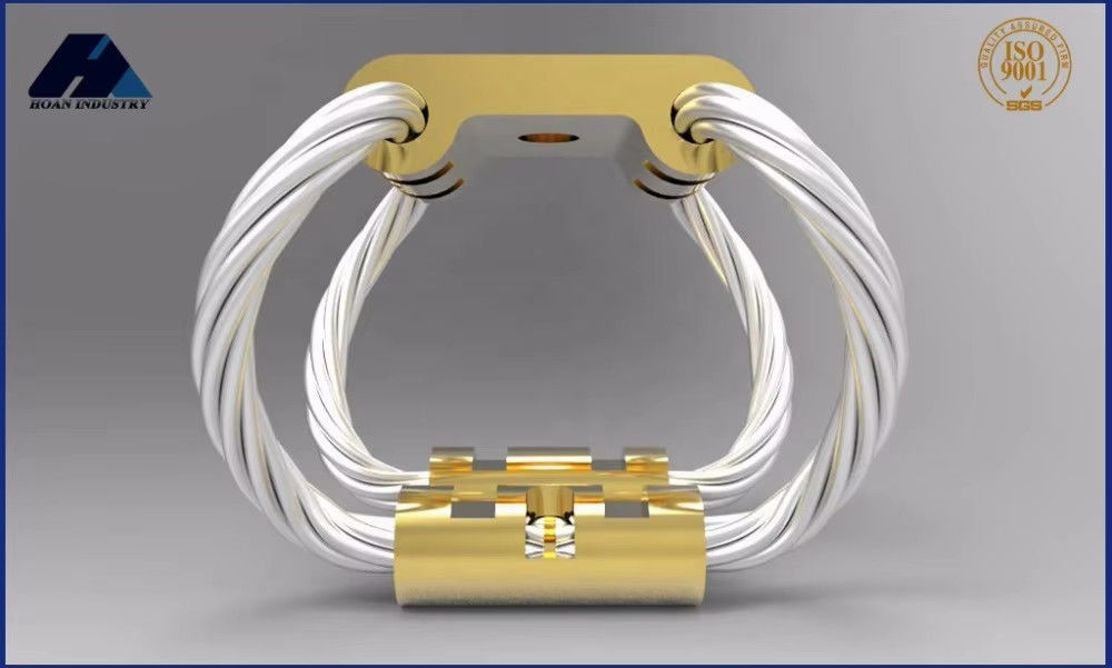 جداکننده ارتعاش سیم فولادی GR5-16A-A برای ارتعاشات با فرکانس پایین