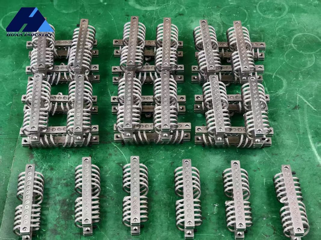 حفاظت دقیق JGX-0480A-50A جداکننده های لرزش طناب سیم برای شرایط کار پیچیده