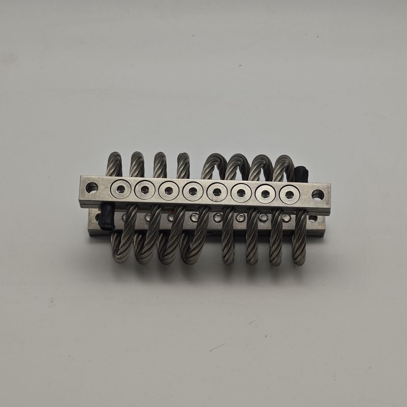 JGX-0958A-43A جداکننده لرزش سیم فولادی با اتصال فولادی ضد زنگ 304 و آستین های لاستیکی فلور