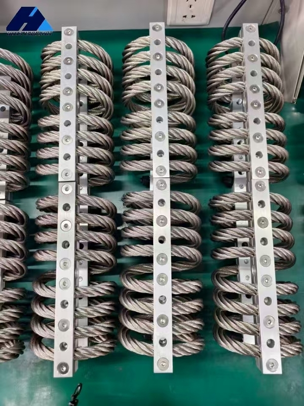 JGX-2228A-665A جداکننده ارتعاش ساختاری مکانیکی صفحه پشتیبان دوگانه برای توزیع بار بهینه و جذب انرژی
