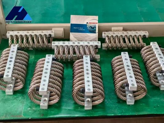 قیمت خوب آلومینیوم و فولاد ضد زنگ جدا کننده طناب سیم با 515kg حداکثر بار ثابت و 8 حلقه طراحی برای کنترل ارتعاش آنلاین