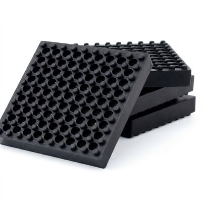 قیمت خوب Hoan 100611 ابزار ماشین آلات سنگین لاستیک شاک جذب پد Q235 فلز تقویت شده ضد ارتعاش پد آنلاین