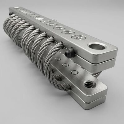 قیمت خوب عایق لرزش طناب سیمی JGX-0480D-75A 100% ساخت فلزی بدون پیری عایق چند محوری همزمان آنلاین