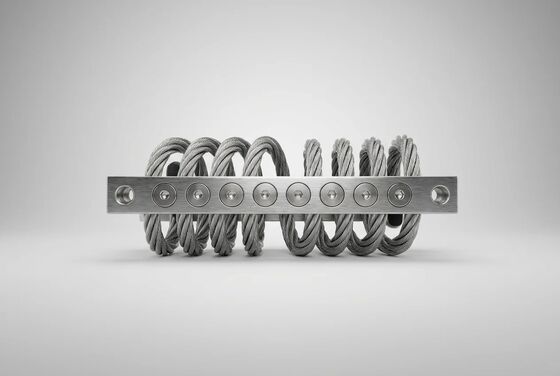 قیمت خوب JGX-0648D-79A جدا کننده لرزش سیم تمام فلزی 3- محور جداسازی چند جهت برای دوام شدید آنلاین